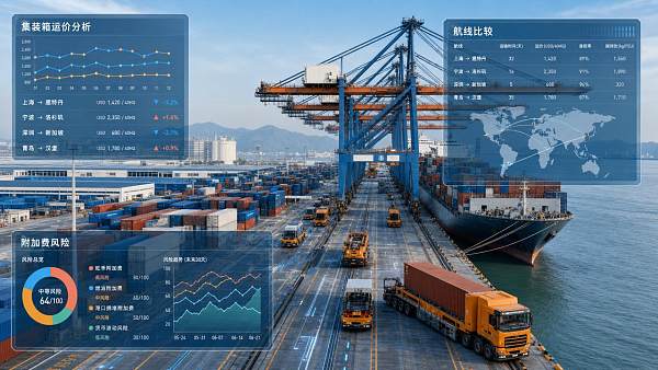 Container Freight Analysis for Shippers: How to Compare Lanes, Rates, and Surcharge Risk
