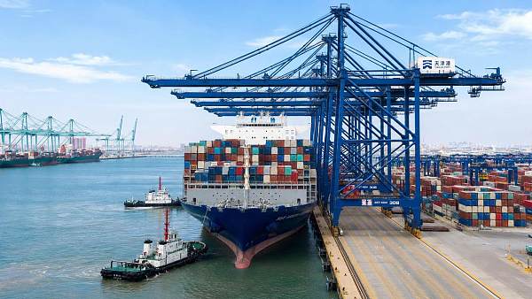 Tianjin Port Deploys AI Dispatch System, Berthing Hits 99.2%
