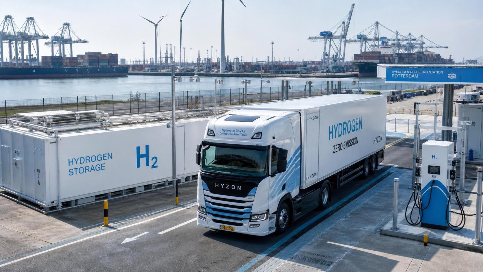 Rotterdam Opens Hydrogen Swap Corridor for Cross-Border Trucks