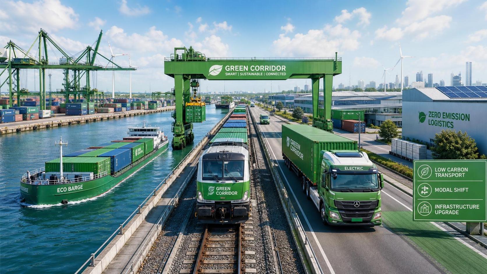 Freight Corridor Decarbonization in Europe: Compliance Options and Mode Shift Strategies