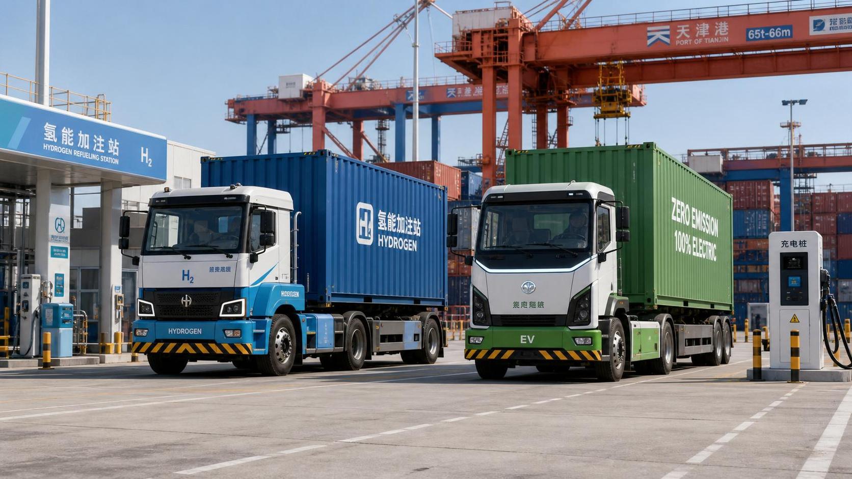 Port Hydrogen Truck vs Battery-Electric Drayage Truck: Which Fits Port Duty Cycles?