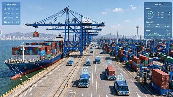 AI Smart Terminal Technology in Ports: Use Cases for Dispatch, Crane Coordination, and Congestion