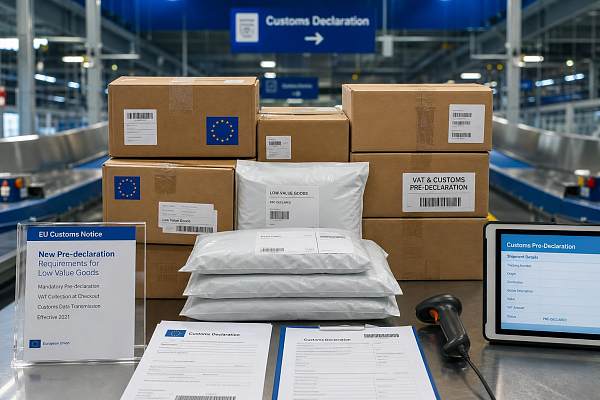 EU Starts Low-Value Parcel Tax Rule in July