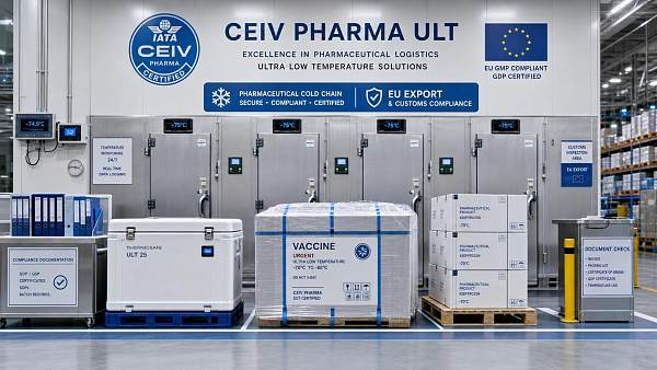 EU Mandates CEIV Pharma ULT Certification for Drug Exports