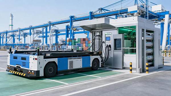 Yangshan Port Launches Hydrogen-Electric Swapping System