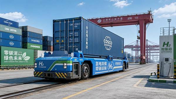 Shanghai Port Launches Dual-Mode Chassis for Zero-Carbon Intermodal