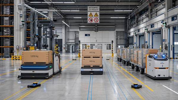 Automated Guided Vehicles in Germany: How to Compare AGV Types, Payload, and Safety Standards