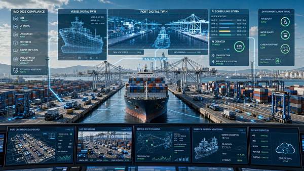 IMO Rule Takes Effect for AI Port Twin Systems