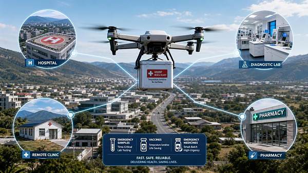 Where Does Drone Delivery Fit in Healthcare Logistics Today?
