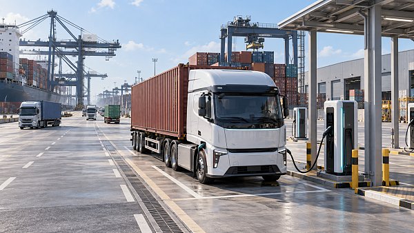 Are Battery-Electric Trucks Viable for High-Throughput Port Drayage Routes?