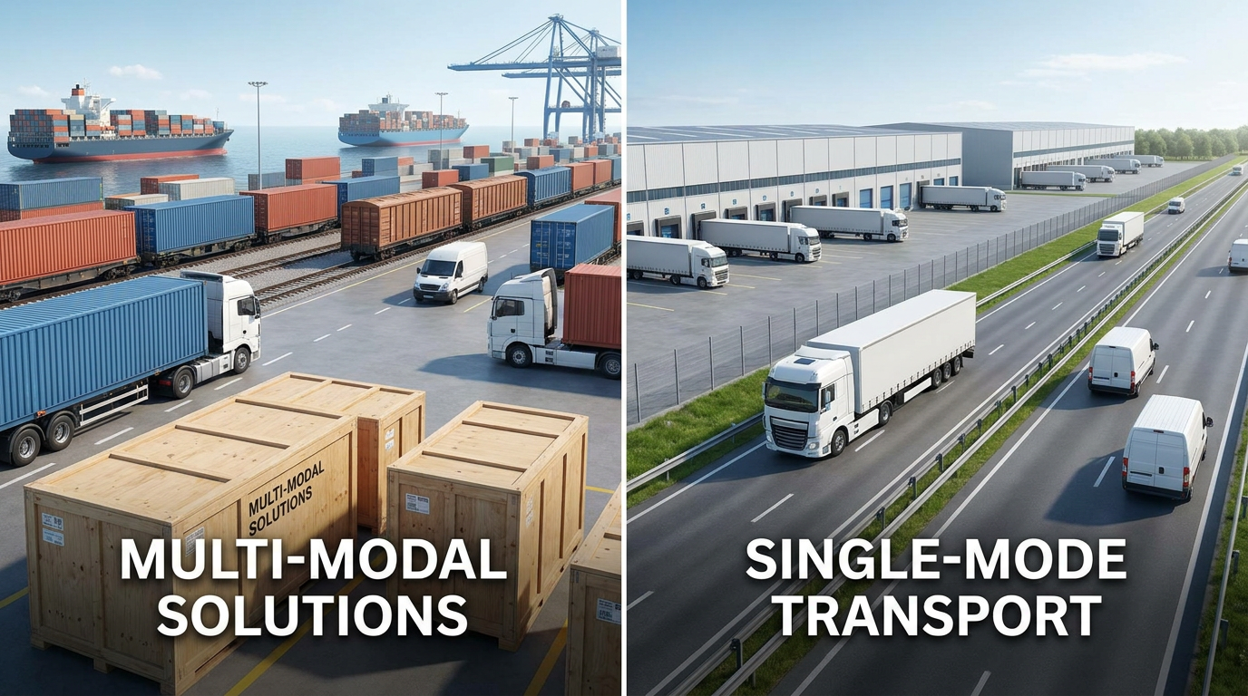 Multimodal Logistics vs Single-Mode Shipping: When Each Option Fits
