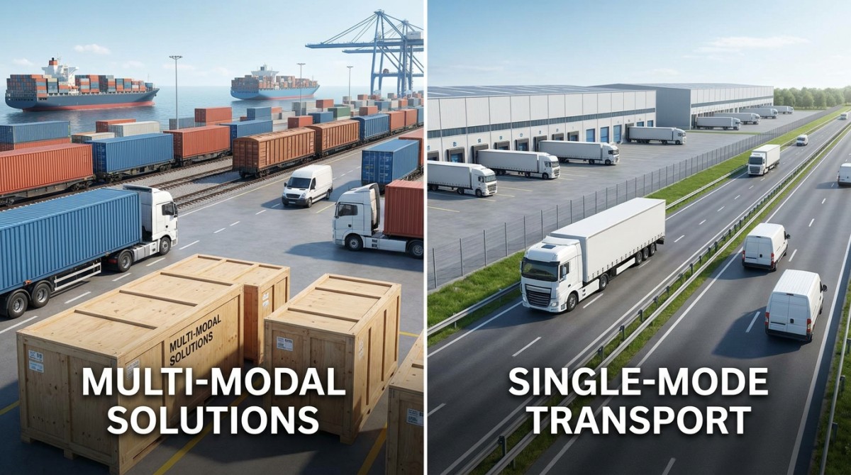 Multimodal Logistics vs Single-Mode Shipping: When Each Option Fits
