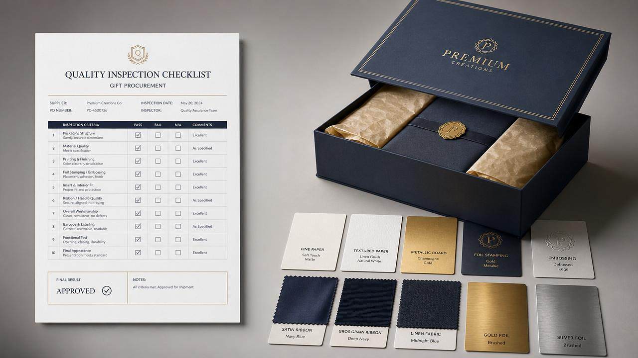Gift Sourcing Checklist for Quality and Lead Time