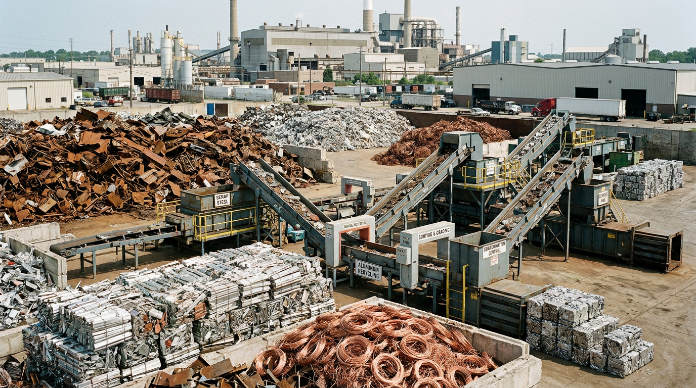 Scrap Metal Recycling Process: How Sorting, Grading, and Contamination Affect Value