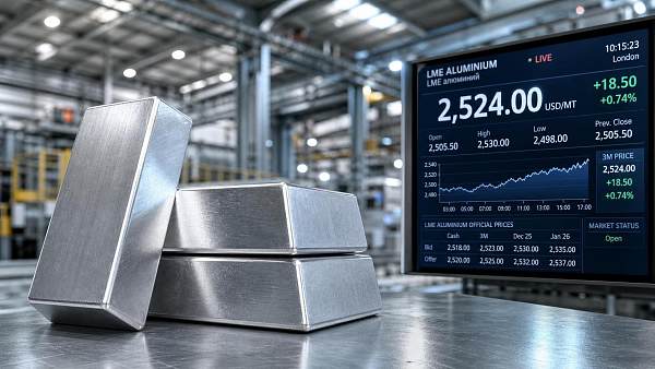LME Aluminum Falls Over 3% as Middle East Tensions Ease