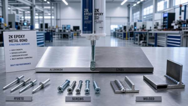 2K Epoxy Adhesive Systems for Metal Bonding Compared