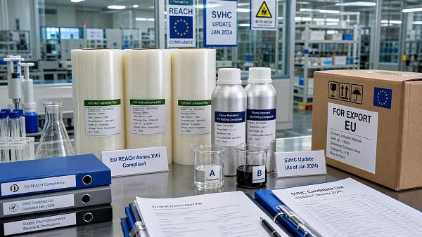 ECHA SVHC Update Puts Halogen Adhesive Film Exports Under Review
