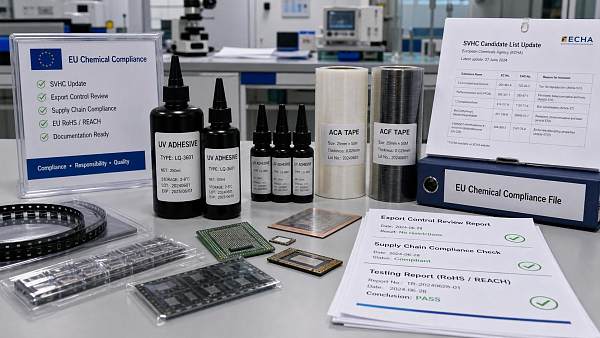 ECHA SVHC Update Puts UV Adhesive Exports Under Review