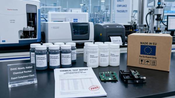 ECHA Adds 3 SVHCs, Triggering Export Review