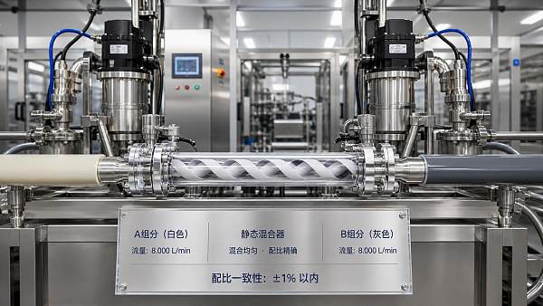 Do inline static mixers improve mixing consistency in dosing lines?