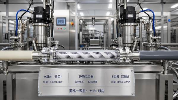 Do inline static mixers improve mixing consistency in dosing lines?