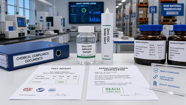 How to verify if a zero VOC adhesives supplier meets REACH needs