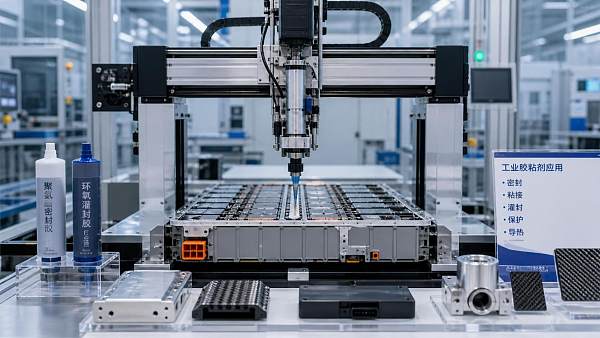 What is driving growth in the industrial adhesive technology market?