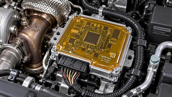 Is flame-retardant polyurethane potting suitable for under-hood automotive electronics?