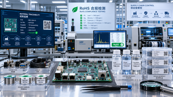 What drives RoHS compliance cost in electronics manufacturing?