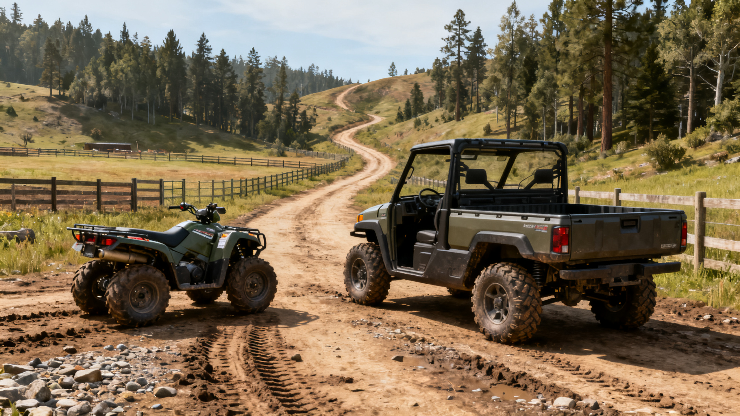 ATV UTV Comparison: Which Platform Fits Farm Work, Hunting, or Trail Riding?