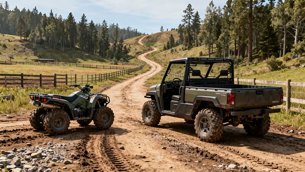 ATV UTV Comparison: Which Platform Fits Farm Work, Hunting, or Trail Riding?