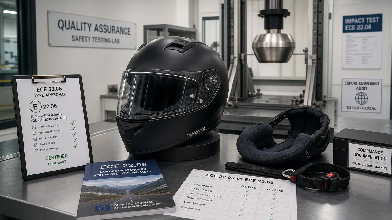 ECE Helmet Certification Explained: ECE 22.06 vs Older Standards