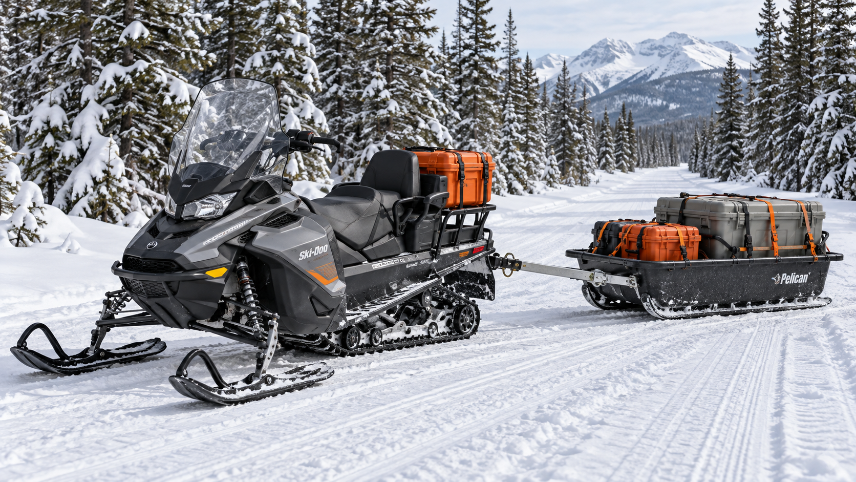 Using Snowmobiles for Remote Hauling: Load Planning and Route Preparation