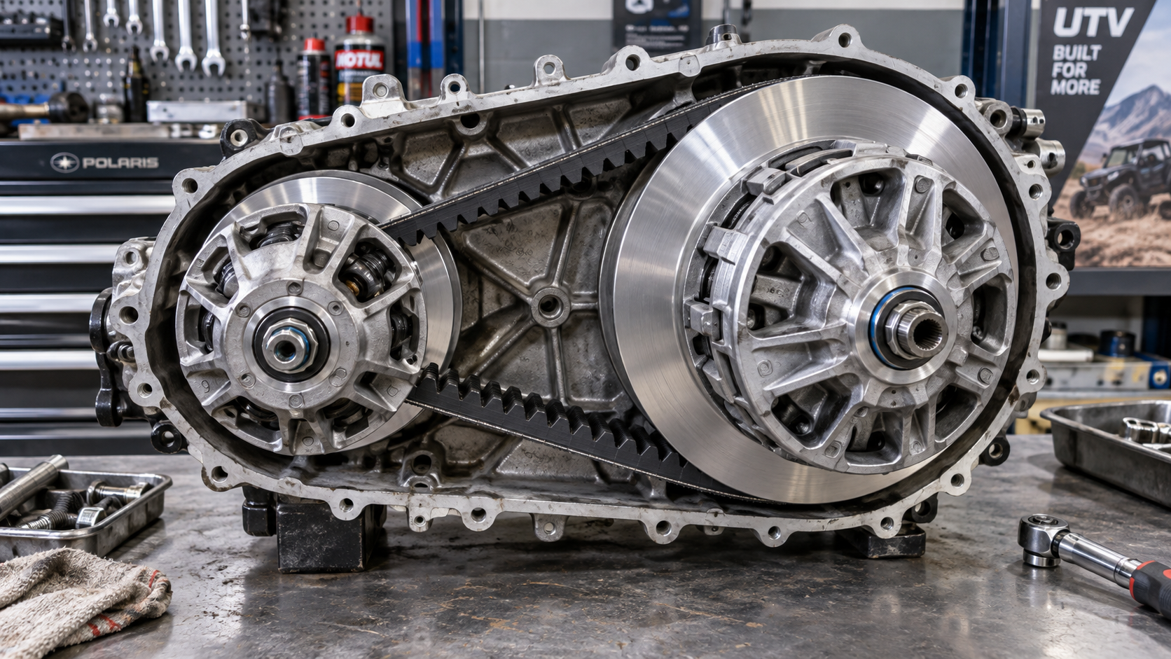 How a CVT Transmission Uses Clutches and Belts to Deliver UTV Power
