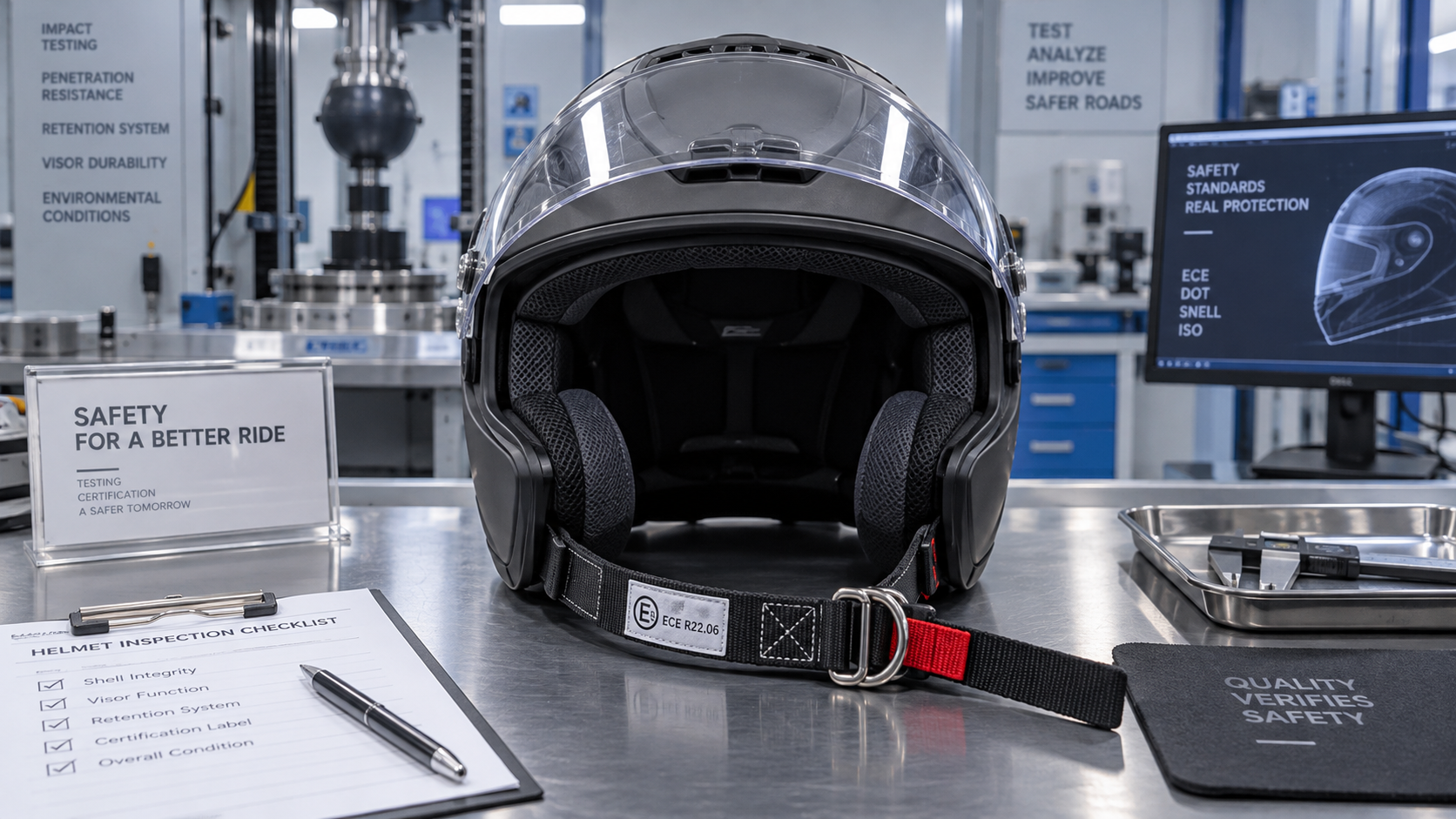 Motorcycle Helmets: What ECE 22.06 Tests and How to Check Approval