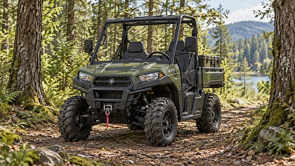 How wide should hunting utility vehicles be for wooded trails?
