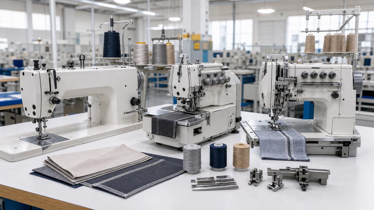 Industrial Sewing Machines Buying Guide: Stitch Type, Feed System, and Speed