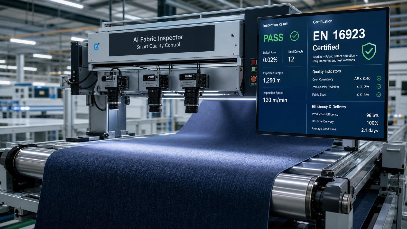 EN 16923 Certification Reshapes AI Fabric Inspection EN 16923 Certification Reshapes AI Fabric Inspection