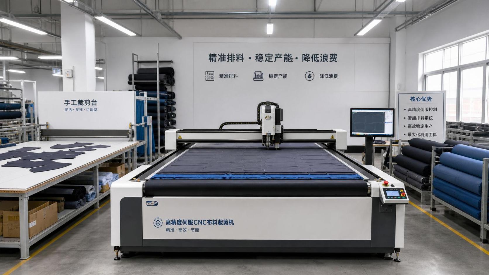 Servo CNC Fabric Cutters vs Manual Cutting: Where the ROI Shows Up First