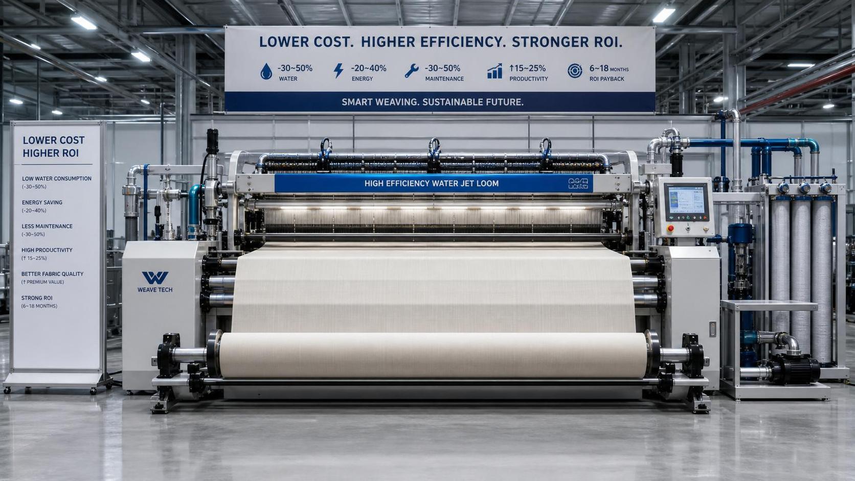 Water-Jet Loom Price Guide: Cost Drivers and ROI in 2026 Water-Jet Loom Price Guide: Cost Drivers and ROI in 2026