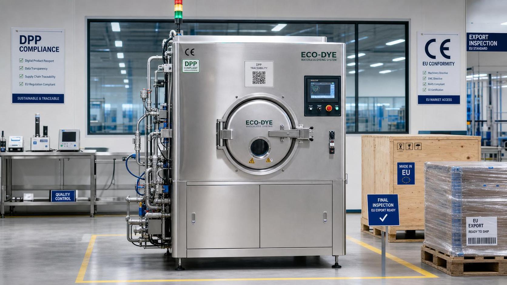 EU DPP Deadline Nears for Waterless Dyeing Equipment EU DPP Deadline Nears for Waterless Dyeing Equipment