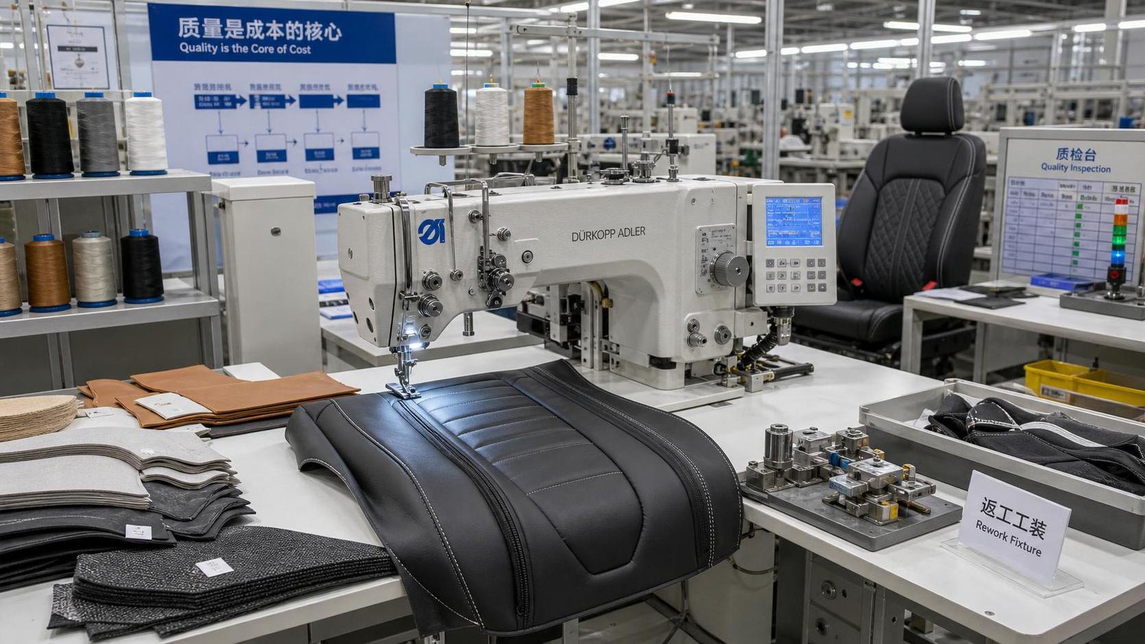 Automotive Seat Sewing Cost Breakdown: Labor, Equipment, and Rework Automotive Seat Sewing Cost Breakdown: Labor, Equipment, and Rework