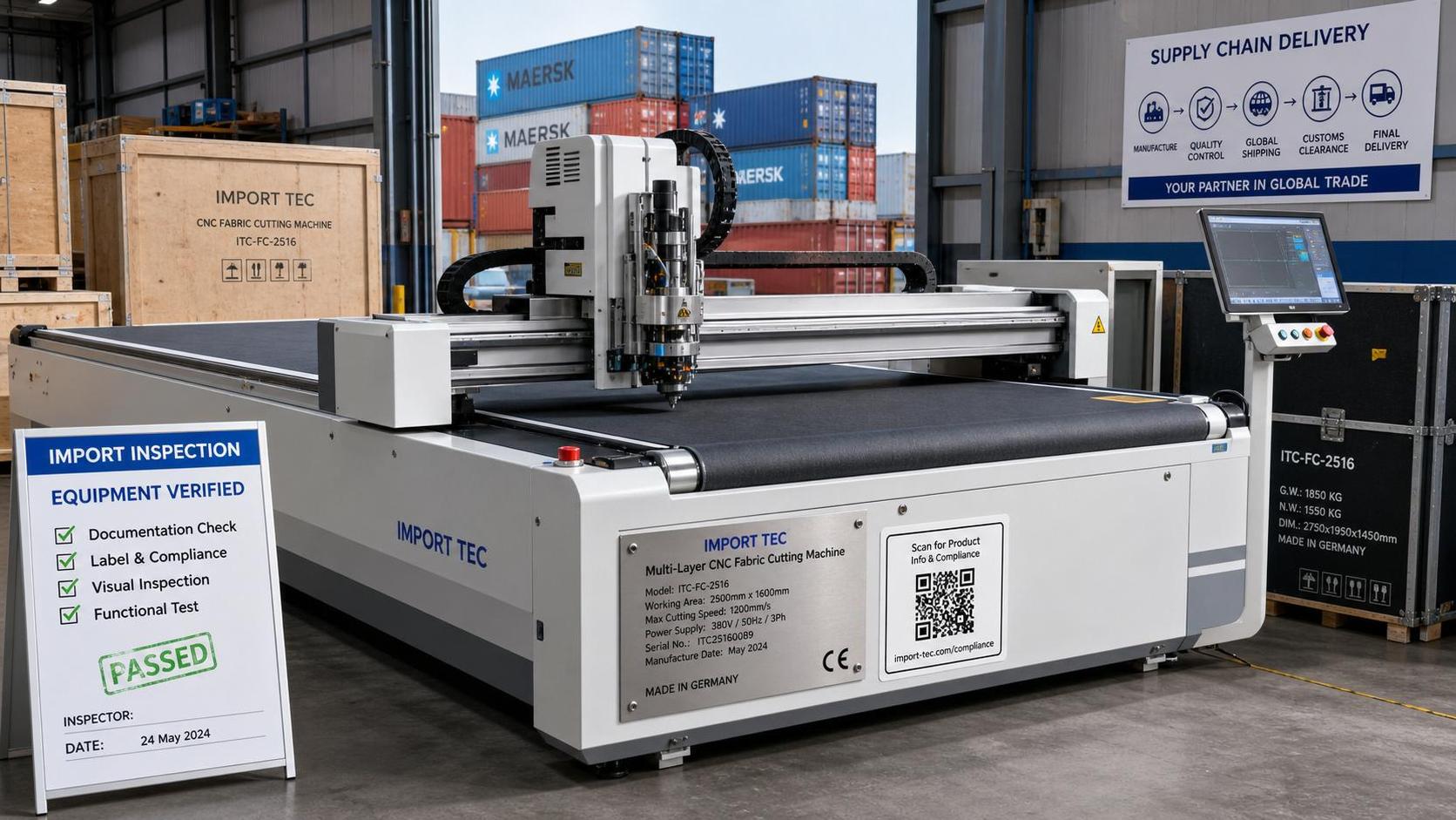 Vietnam Requires QR Labels on Imported Fabric Cutters Vietnam Requires QR Labels on Imported Fabric Cutters