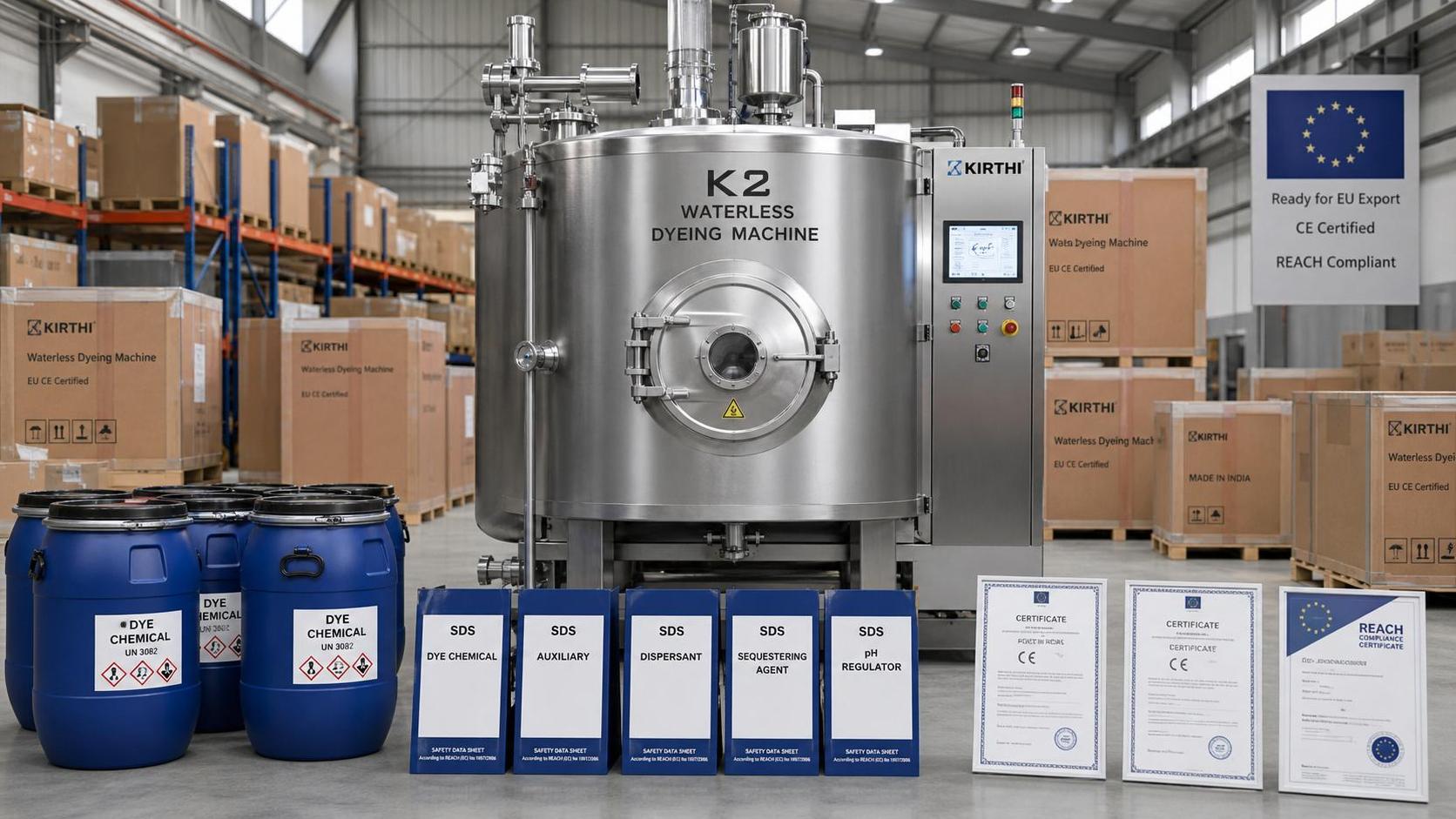ECHA Adds 3 MRSL Substances for Waterless Dyeing Exports ECHA Adds 3 MRSL Substances for Waterless Dyeing Exports