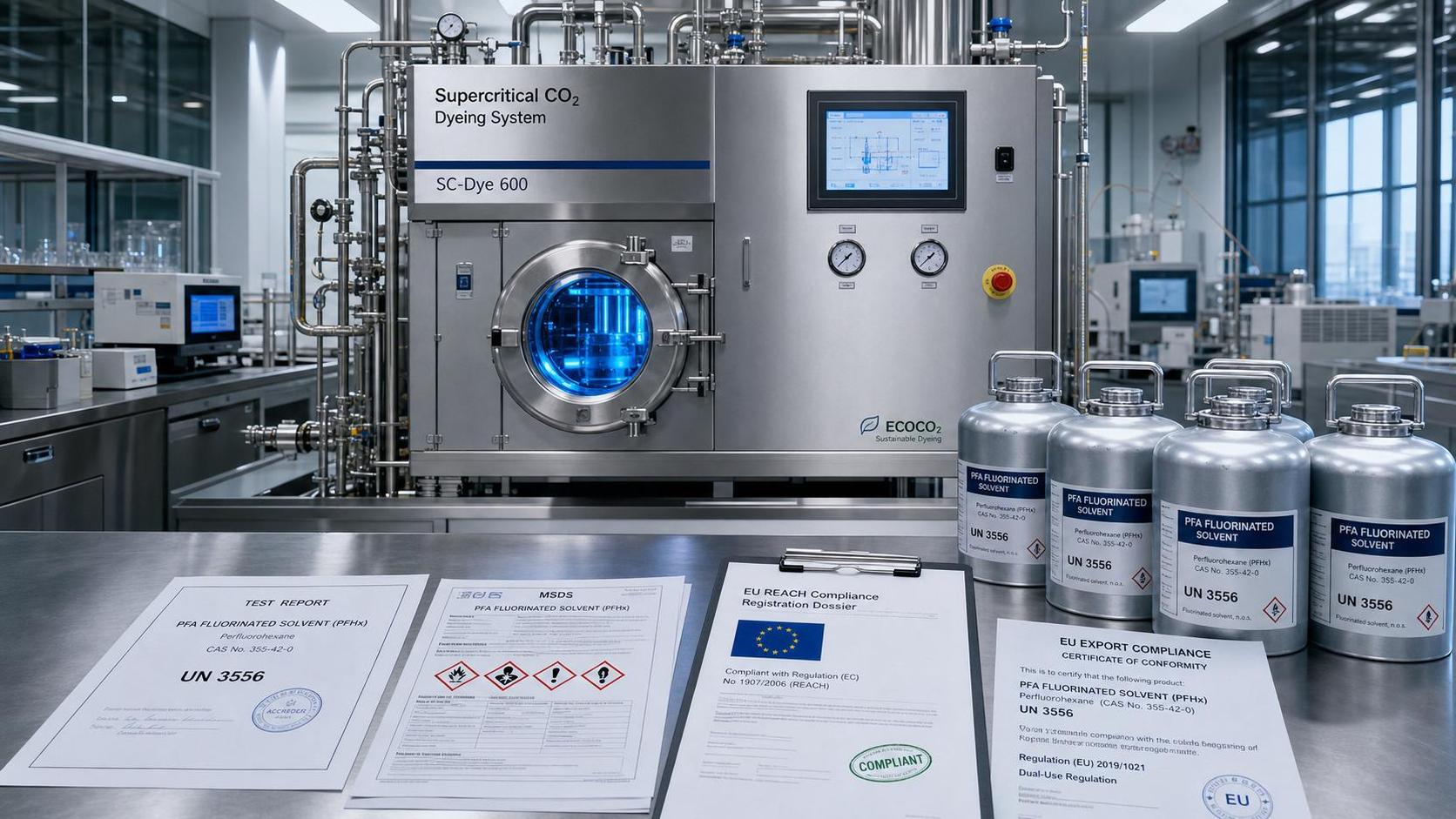 EU REACH Tightens Rules for CO2 Dyeing Solvents EU REACH Tightens Rules for CO2 Dyeing Solvents