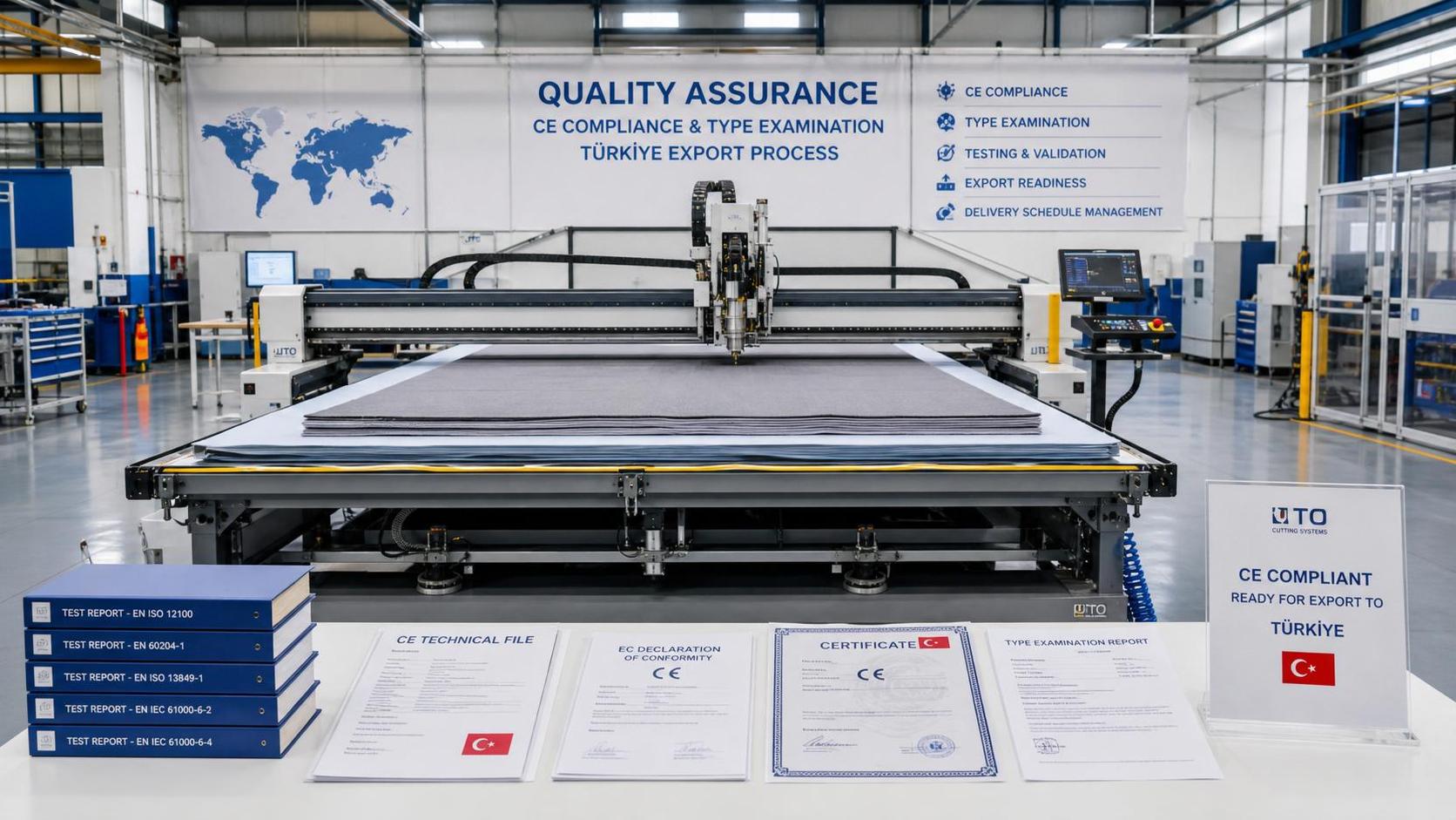 Turkey Tightens CE Filing for Multi-ply CNC Cutters Turkey Tightens CE Filing for Multi-ply CNC Cutters
