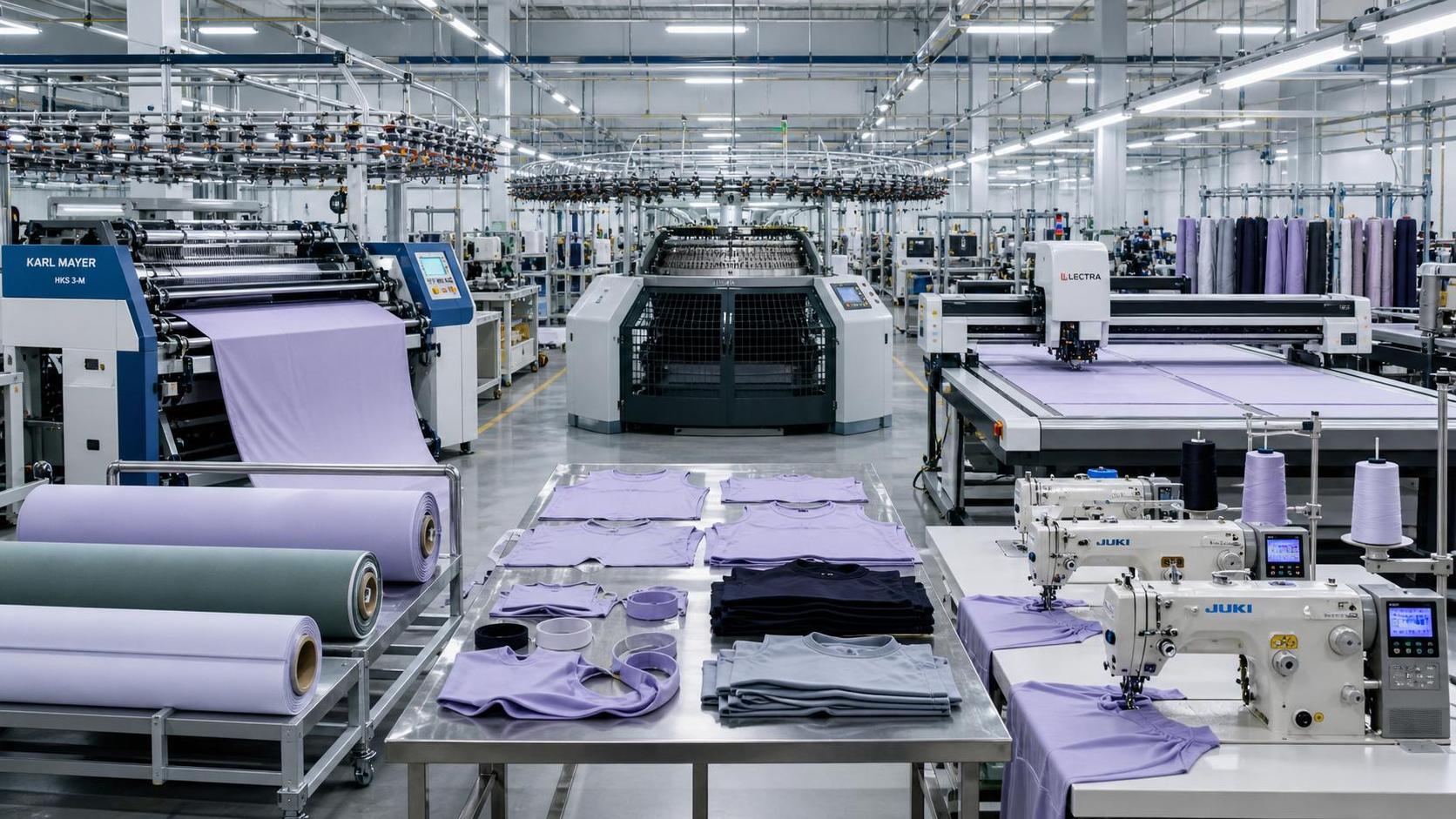 Best Textile Machinery for Sportswear with Stable Stretch Performance