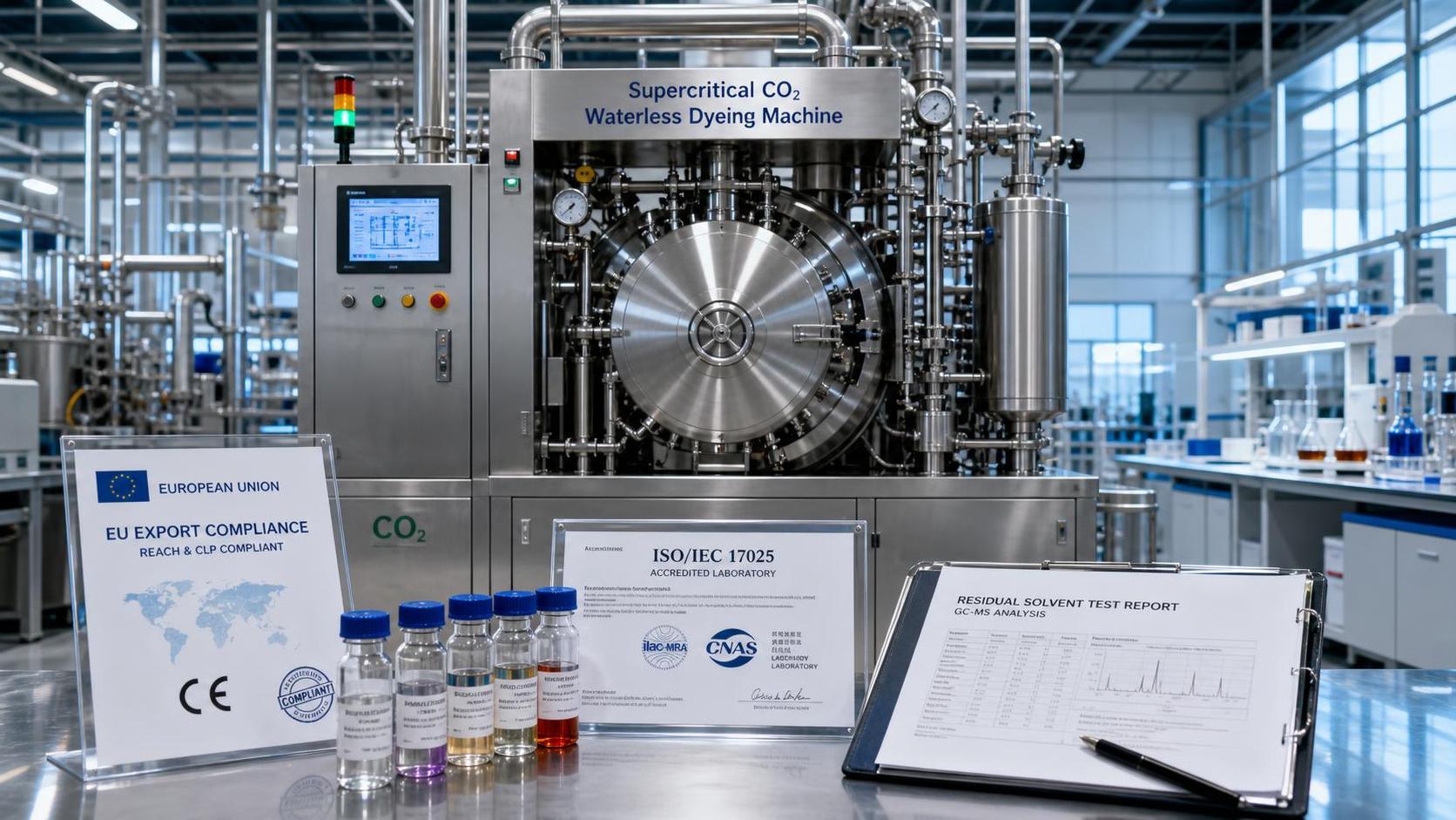 EU REACH Adds Residue Declaration for CO2 Dyeing Exports