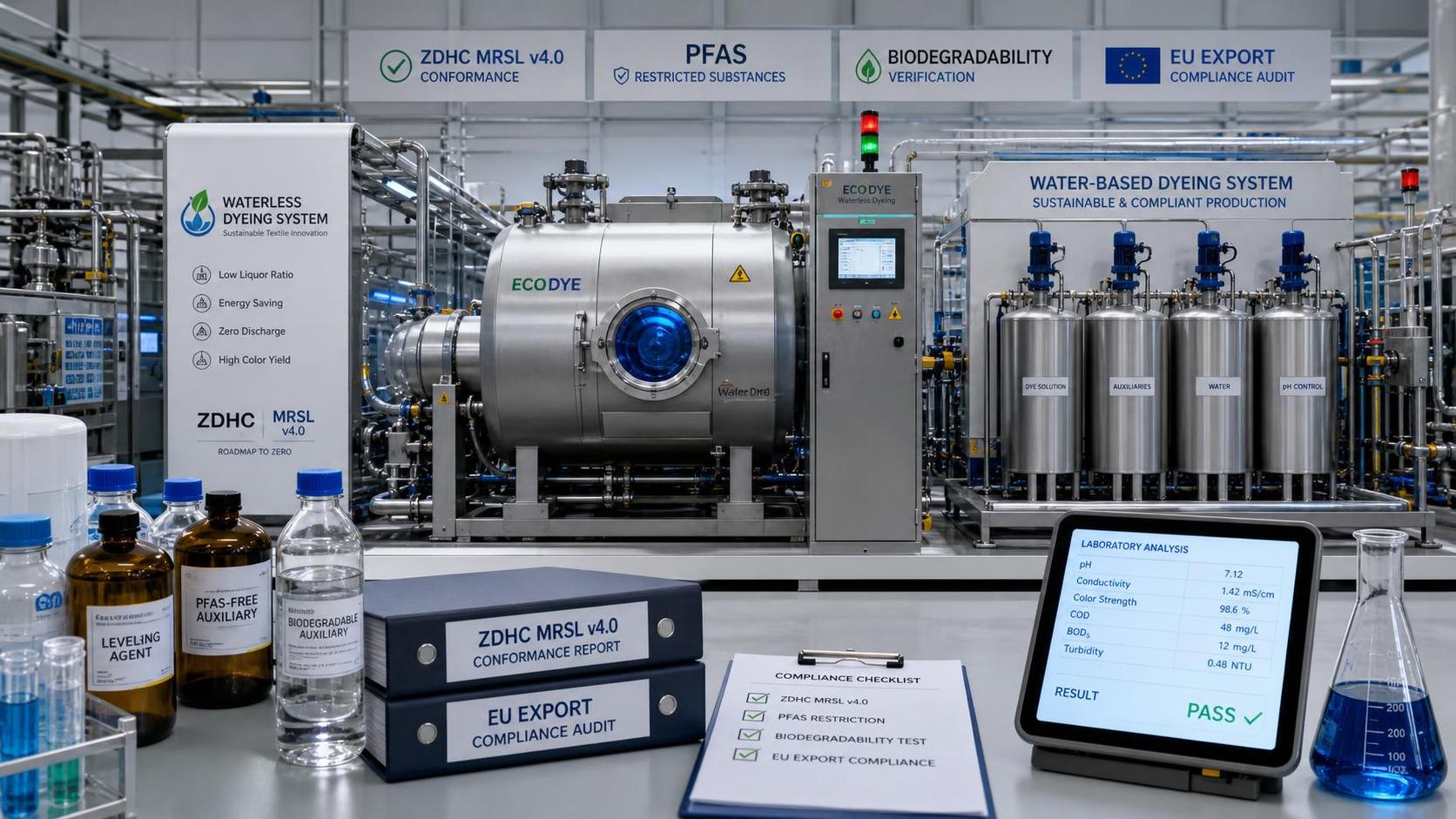 ZDHC MRSL v4.0 Now Mandatory for EU Water-Based Dyeing Exports