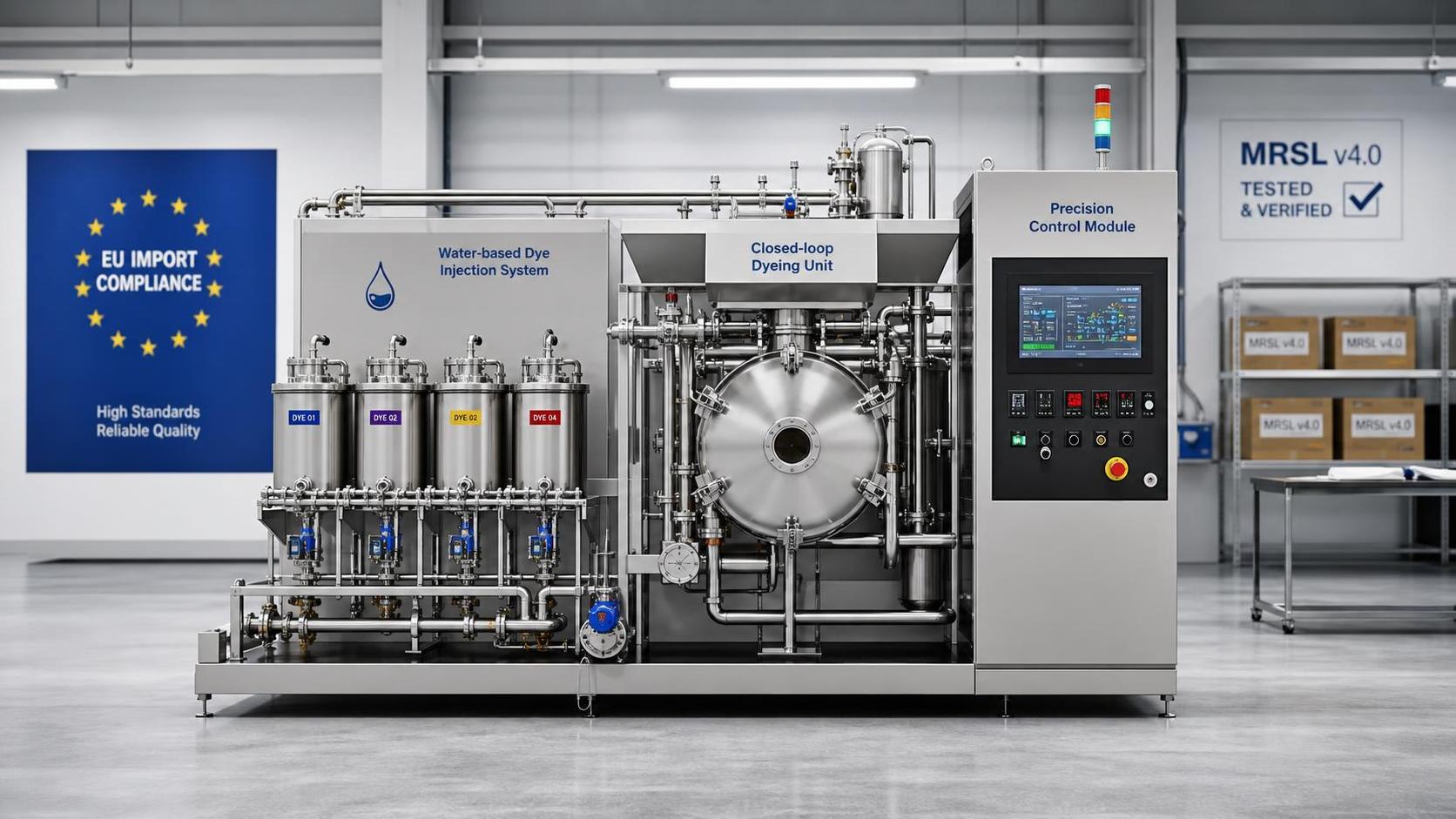 EU Enforces ZDHC MRSL v4.0 for Imported Water-Based Dyeing Equipment EU Enforces ZDHC MRSL v4.0 for Imported Water-Based Dyeing Equipment